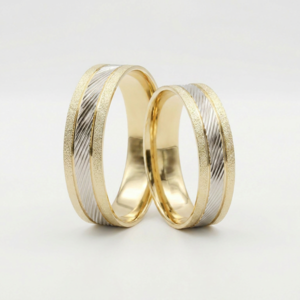 Aliança Bodas Aurus H-10 Ouro 18k