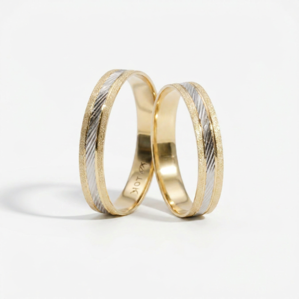 Aliança Bodas Aurus H-11 Ouro 18k