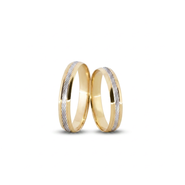 Aliança Bodas Aurus H-13 Ouro 18k
